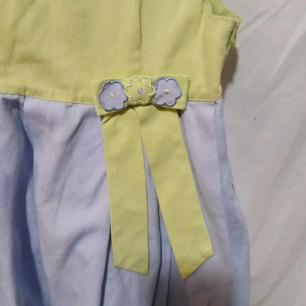 B.T. Kids Dress Size 6 Green And Blue